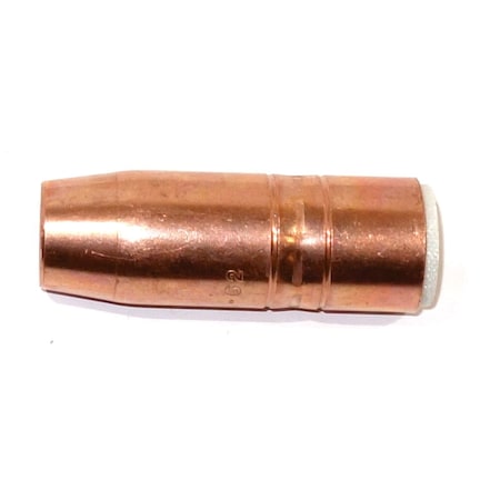 Parker Torchology Tregaskiss Style Nozzle, HD, Slip-On, Copper, 5/8" with 1/4" Recess, Short Taper P401-5-62